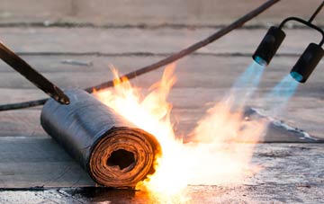 Brown Street asphalt flat roofing repairs