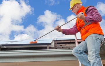 Brown Street soft wash roof cleaning